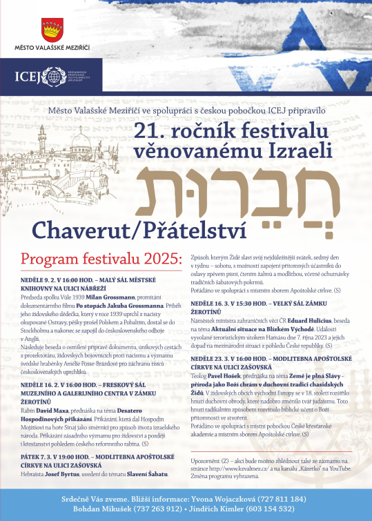 Začal Festival Chaverut – Přátelství 