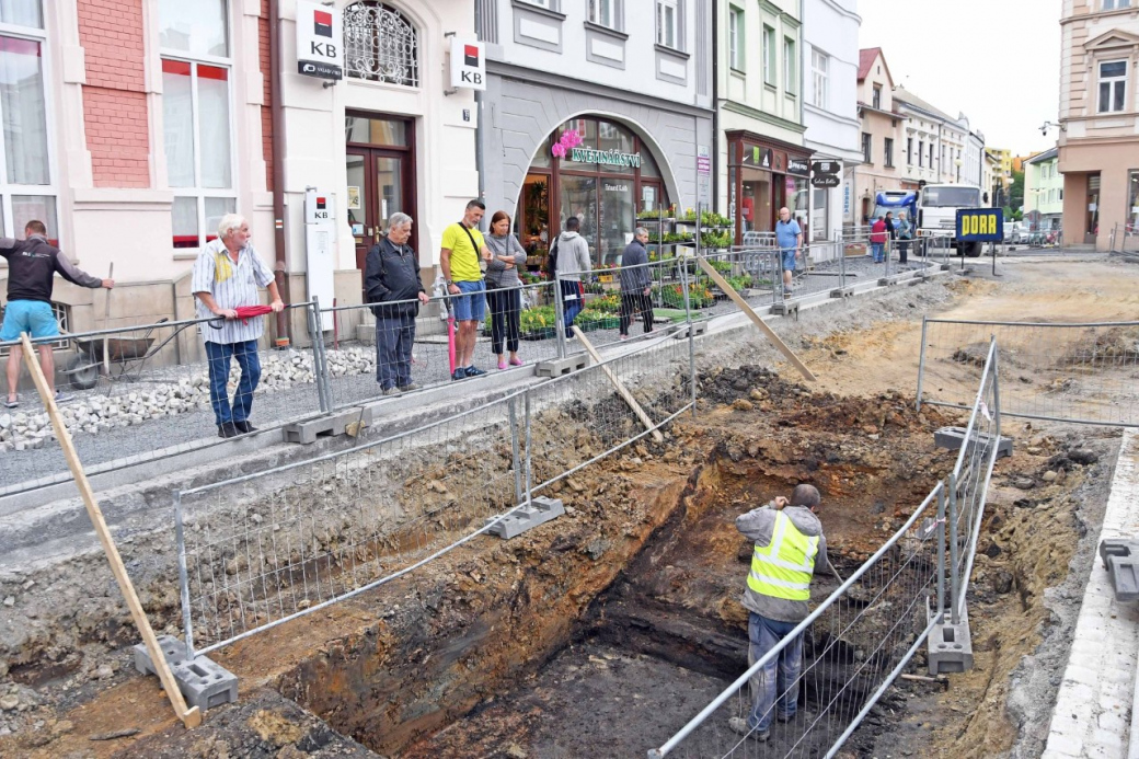 Náměstí v Meziříčí vydalo archeologický skvost