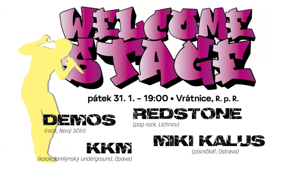 Ve Vrátnici vypukne Welcome stage 4: Miki Kalus, RedStone, Kolo kolo mlýnský, Demos