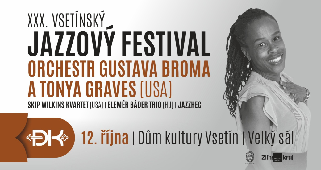 Jubilejní 30. Vsetínský jazzový festival přivítá zahraniční i místní umělce