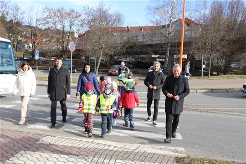 Přechod na Štěpánské ulici ve Vsetíně bezpečnější