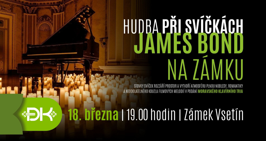 Stovky svíček rozzáří koncert Moravského klavírního tria na zámku Vsetín