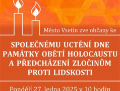 Vsetín uctí památku obětí holocaustu