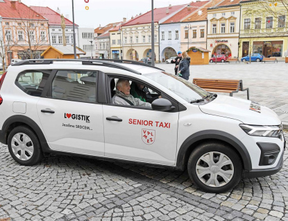 Senior taxi Valmez už jezdí v ulicích města