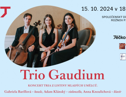 Společenský dům Rožnov: Trio Gaudium 