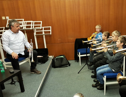 Trumpetový workshop v ZUŠ Alfréda Radoka