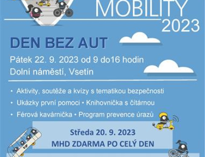 Evropský týden mobility opět nabídne i MHD zdarma