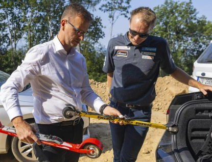 V biatlonovém areálu v Bystřici p. H.  vznikají speciální tratě pro jízdu na kolečkových lyžích