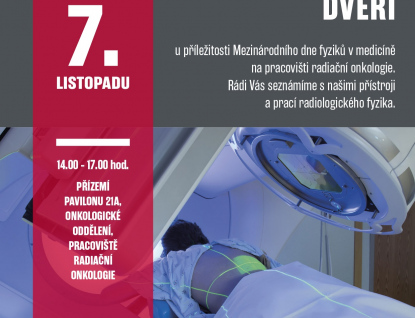 Radiační onkologie zlínské nemocnice zve zájemce o medicínskou fyziku na Den otevřených dveří