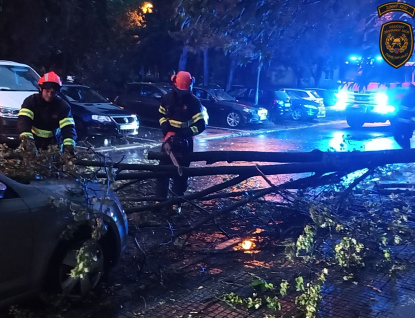 Páteční večerní bouře kácela stromy a způsobila další škody  