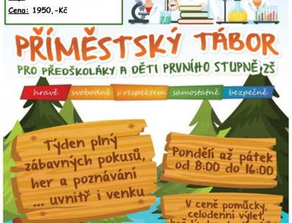 Příměstský tábor Veselá věda – léto plné bádání ve Valašském Meziříčí