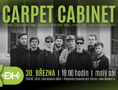 Kapela Carpet Cabinet, energická smršť moderních žánrů, rytmů a barev, zahraje ve Vsetíně