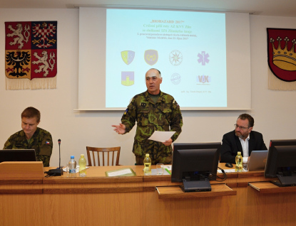 Krajské vojenské velitelství Zlín ve spolupráci se složkami IZS uspořádají společné vojenské cvičení v Podlesí