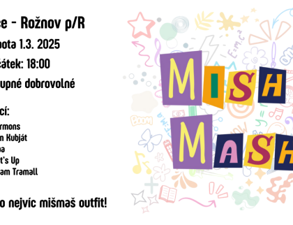 MishMash 2025. Koncert lokálních amatérských kapel v Rožnově